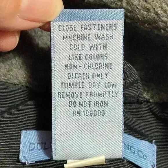 Duluth Trading Co. Jacket Men’s Small Black Fleece Lined Insulated Winter - Picture 10 of 10